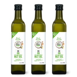 Honest Coconut MCT Oil C8, 500ml, 3 pieces / 어니스트 코코넛 MCT 오일 C8, 500ml, 3개