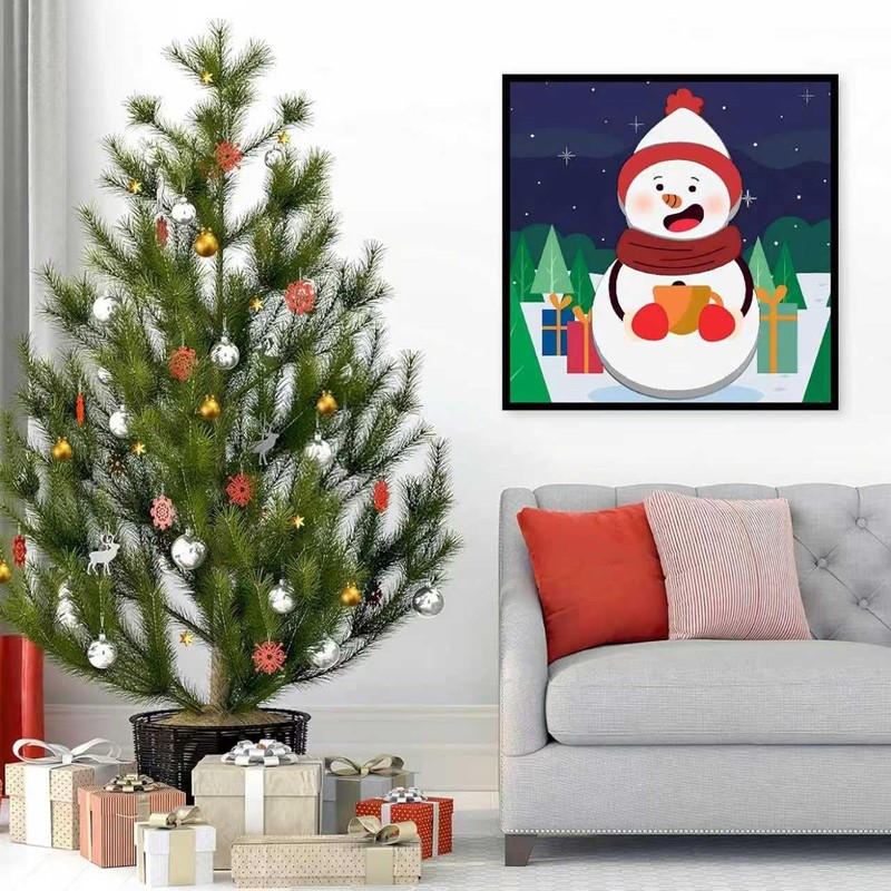 askkqtx 4 Pack Framed Paint by Numbers Kit for Kids