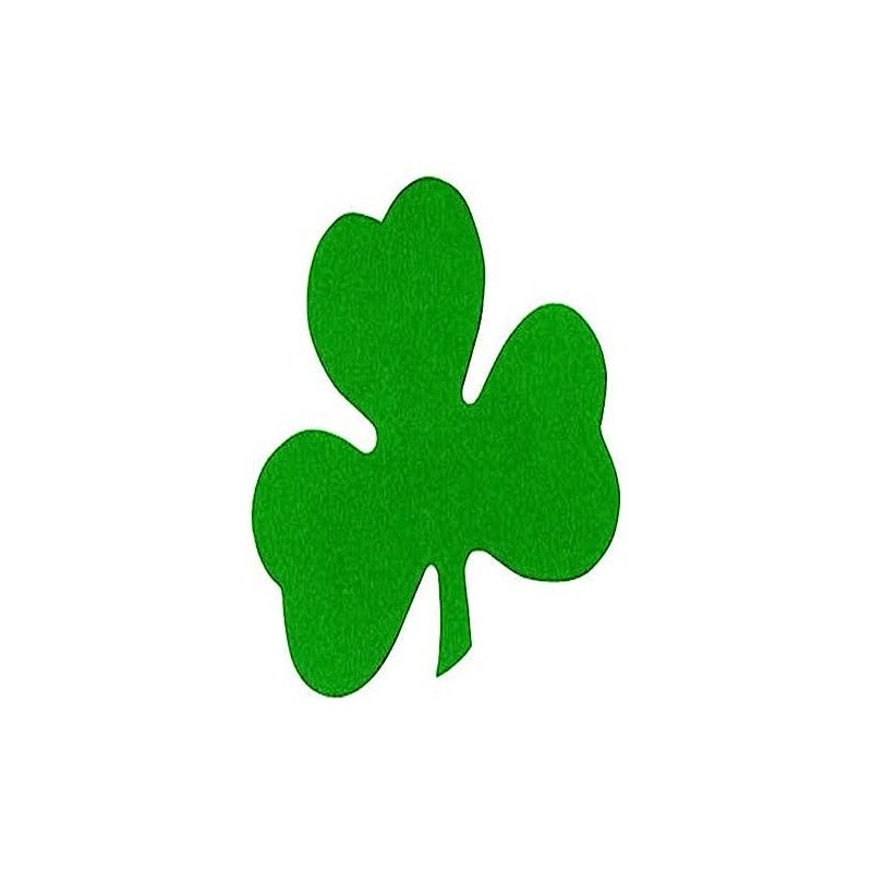 Printed Shamrock Cutout Party Accessory (1 count) (1/Pkg)