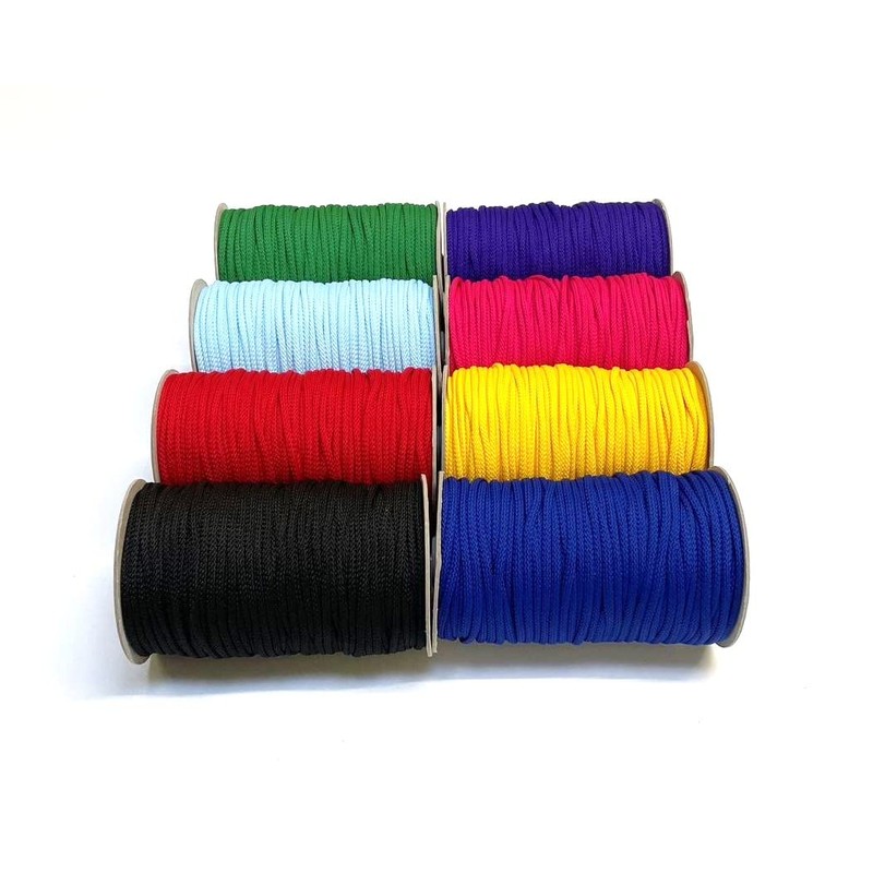 4mm Polyester Cord Soft Strong Drawstring Piping Laces Hoodie Joggers