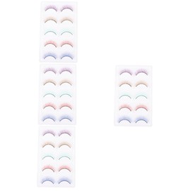 Baluue 4sets False Eyelashes for Women Artificial Makeup Lashes Party Night Out Easy to Apply Comfortable Flexible Perfect Present for Mom Grandma Wife 5pairs*4