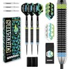 WINMAU Darts Fireball 22g Brass Steel Tip Darts Set with