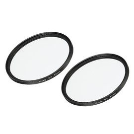 MECCANIXITY UV Lens Filters, 67mm Slim Frame Multi-Coated Protective Lenses Filter for Camera Photography Accessories, Pack of 2