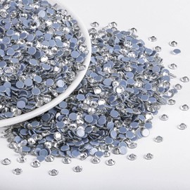 Beadsland Hotfix Rhinestones a Granel, 14400PCS Gran Cantidad de Diamantes de Imitación de Cristal en Caliente para Artesanías, Cristal, SS10, 2.7-2.9mm
