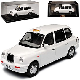 Sunstar Vitesse 10207 1998 TX1 London Taxi Cab White 1:43 Scale Diecast Model
