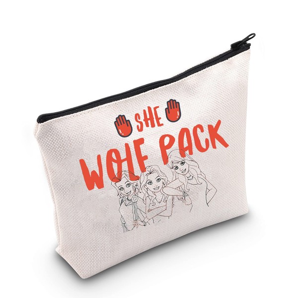 MEIKIUP Wi kia Fans Makeup Bag Wi kia Best Sister Cosmetic Bag She Wolf Pack
