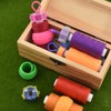 BDS-HOME 142Pcs Bobbin Thread Buddies Set Sewing Thread Spool Organizer