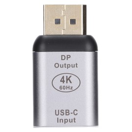 JORINDO Type C Female to DisplayPort Male Adapter Portable Type C to DP Adapter for Laptop