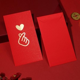 10-Pack Finger Heart Money Gift Envelopes for Anniversaries Money Gift 2ea