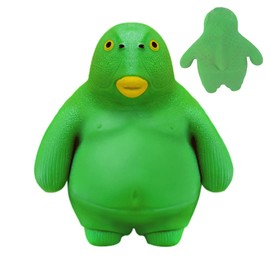 HIPIHOM Green Head Fish Toy, Decompress and Squeeze Stress Toy Figure for Adults, Relief Anti-Anxiety Mini Gadget to Relax (Small)