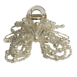 Large Pearl Hair Claw Clips for Women Thin Thick Curly Long Short Hair, Cute Smthng