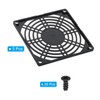 PATIKIL 92mm Fan Grill with Screws, 5 Pack ABS Plastic