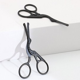 Multipurpose Stainless Steel Nose and Eyebrow Trimming Scissors for Men and Women Patterned