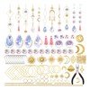 Fulillanlun 200 Pcs Crystal,Sun Catchers with Crystals,Craft Kits for Adults,