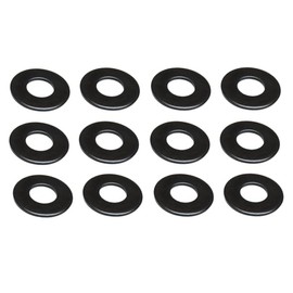 Stainless Steel Black Round Washers, Set of 12, ISO Type (M6*12*1.5)