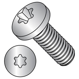 Small Parts MI445MTP188 18-8 Stainless Steel Pan Head Machine Screw, Meets ISO 7045, T20 Star Drive, M4-0.7 Thread Size, 45 mm Length, Fully Threaded, Import (Pack of 50)