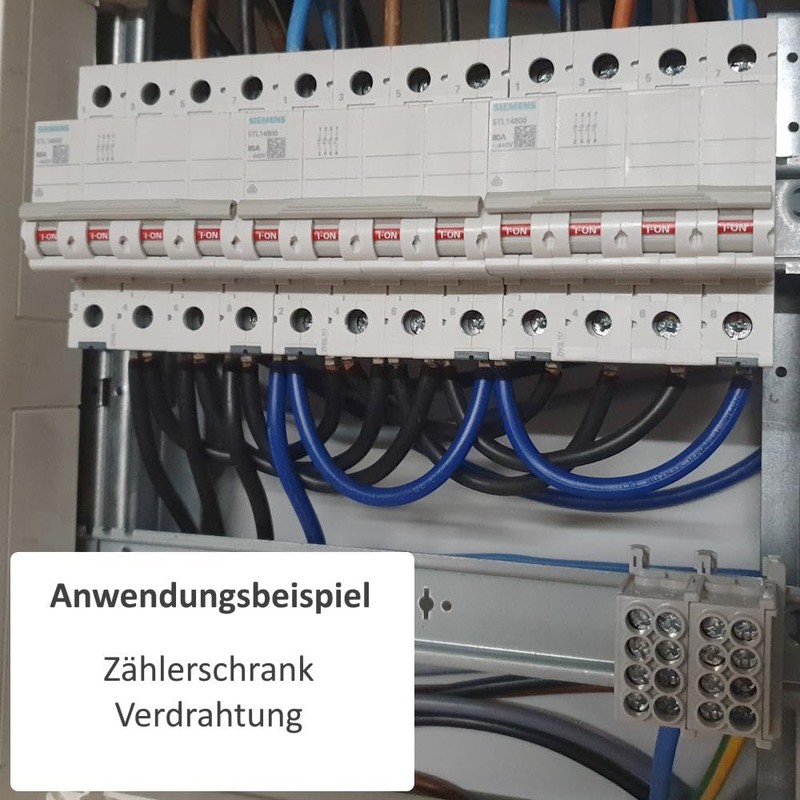 WITTKOWARE 10 mm² Meter Cabinet/Electrical Distribution Wiring Kit with Wire