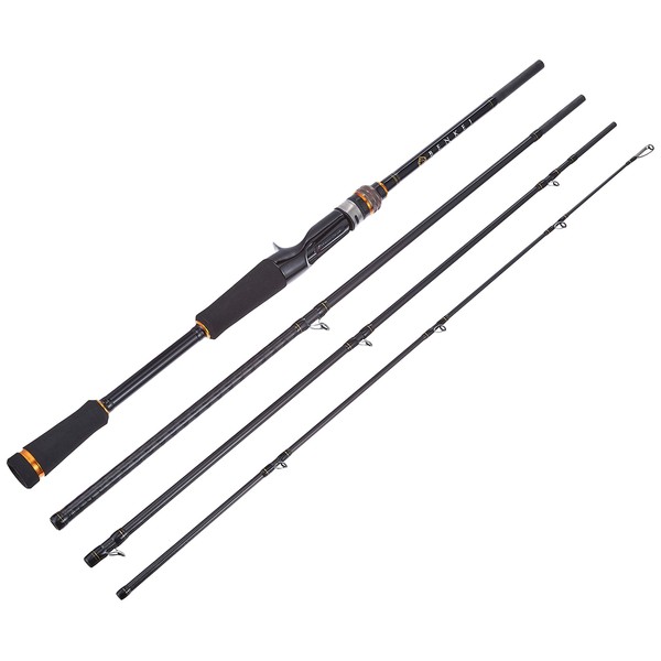 Major Craft BIC-704H Bass Rod, Bait, Benkei 4 Piece Fishing Rod
