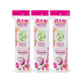 Renueva tu rostro usando Zuum: 100 pzas Almohadillas de Algodón de calidad premium ideales para alta absorción, limpieza profunda sin irritaciones. Su textura delicada