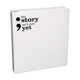 Bargain Max Decals My Story Isn't Over Yet Decal Notebook Car Laptop 5.5" (Black)