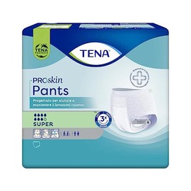 Tena ProSkin - Pants Super Mutandine Assorbenti Incontinenza Taglia M, 10 Pieces