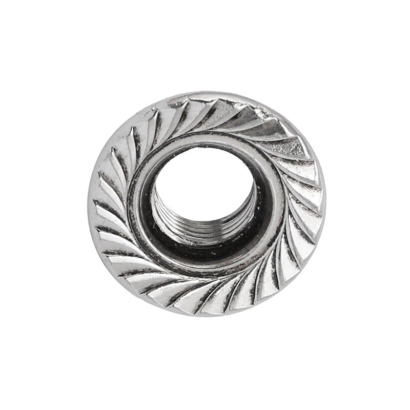 QUARKZMAN M10 x 1.25 mm Hexagonal Flange Nuts x 12