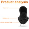 SKDFHOD Plush Balaclava Hat Winter Thermal Ski Mask Fleece Windproof