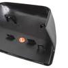 ECOTRIC Top Half Upper Driver/Passenger Side View Gloss Black Mirror