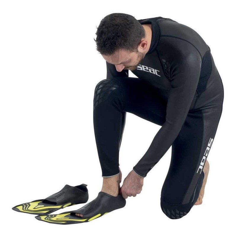 Seac Unisex Vela Swimming Fins, yellow, 32/33