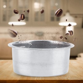 Stainless Steel Coffee Filter, 52mm Portafilter Filter Basket Stainless Steel Non Pressurized Mesh Coffee Filters Bottomless Portafilter Coffee Machines Replacement Accessories