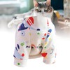 Cat Jumpsuit Cute Soft Breathable Lightweight Reduce Lost Hair Cotton
