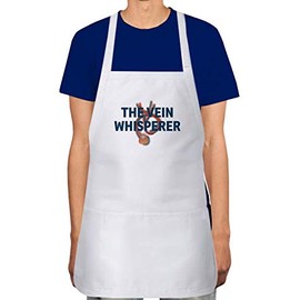 Makoroni - THE VEIN WHISPERER Paramedic Doctor Nurse Apron Adjustable Kitchen Chef Apron with 2 Pockets Cooking Baking DesT70