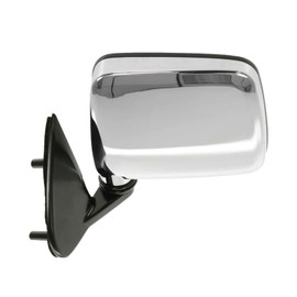 Driver & Passenger Side Mirror Set with Chrome Housing Compatible with 1986-1994 Nissan D21 1995-1997 Pickup NI1320109 NI1321109