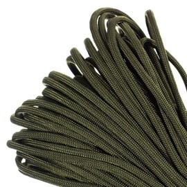 OUTDOOR Paracord Planet Mil-Spec Commercial Grade 550lb Type III Nylon Paracord, Olive Drab, 50 feet
