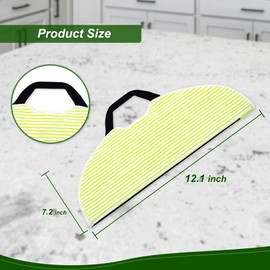 GANGXUN Microfiber Sonic Mopping Pads for Shark AV2610WA/RV2620WD/RV2610WA/RV2410WD Robot Vacuum Replacement Accessories (Green, 10Pack)