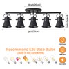 SEEBLEN 5-Light Track Lighting Kit, Directional Ceiling Light, Industrial Black