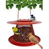 Backyard Essentials Collapsible Metal Mesh Bird Feeder with Tray -