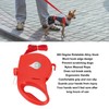 Retractable Dog Leash 360 Degree Built in Water Bottle Puppy