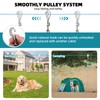 PAWCHIE Heavy Duty Dog Tie Out Trolley System, Dog Run