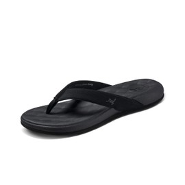 REEF Cushion Melody Women's Flip Flop, Soft and Supportive Cushion Footbed, Black/Black, 9