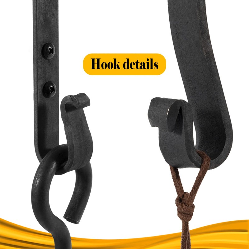 Wrought Iron 9'' Triangle Dinner Bell with Hanger & Call