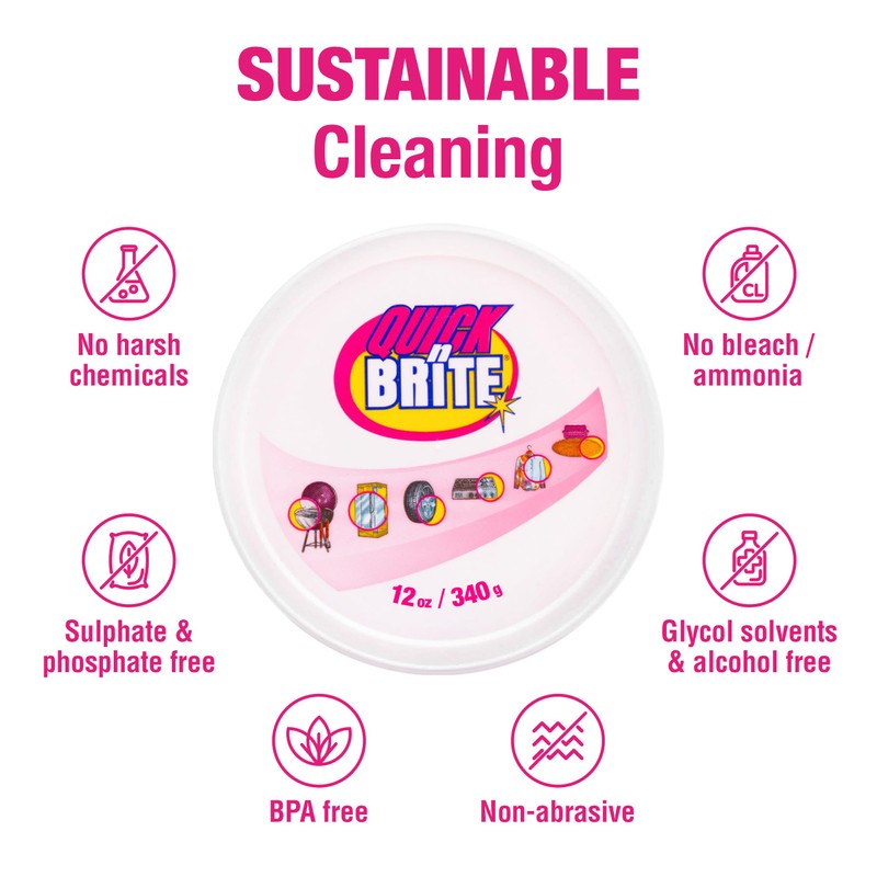 Quick N Brite All Purpose Cleaning Paste, True All Purpose