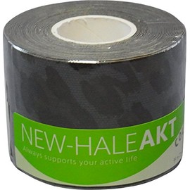 New-HALE 731749 Taping Tape, Roll Type, AKT, Color, Leopard Print, 2.0 inches x 16.4 ft (5 cm x 5 m), Charcoal Gray