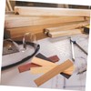 KONTONTY 6 pcs Textured Wooden Boards for DIY Crafts Natural