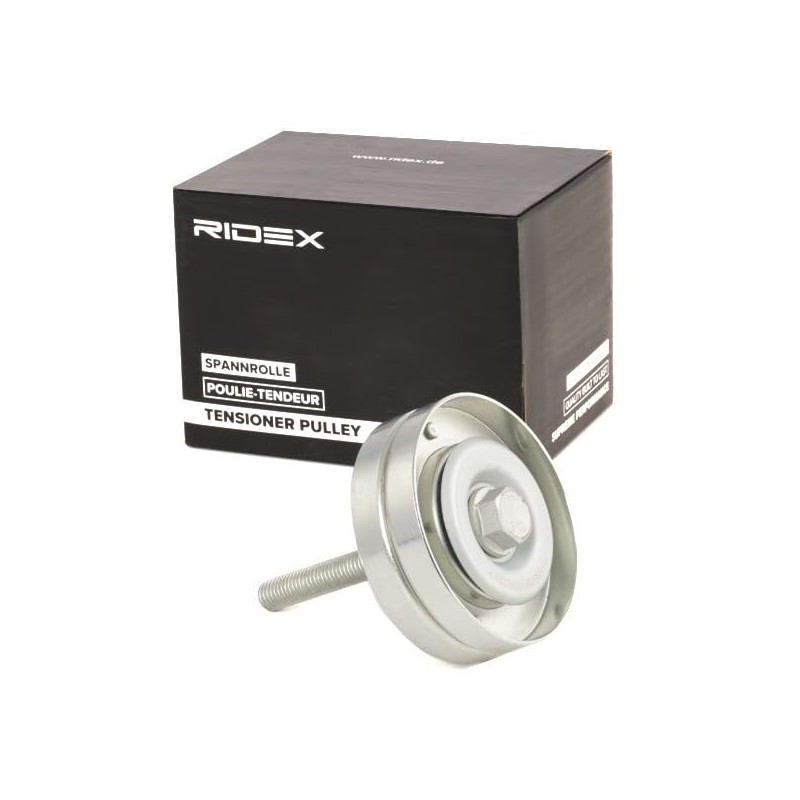 RIDEX 312D0099 Deflection / Guide Pulley V-Ribbed Belt Centre, Lower