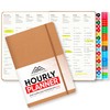 Hourly Planner & Appointment Book - 2025 Planner with Daily