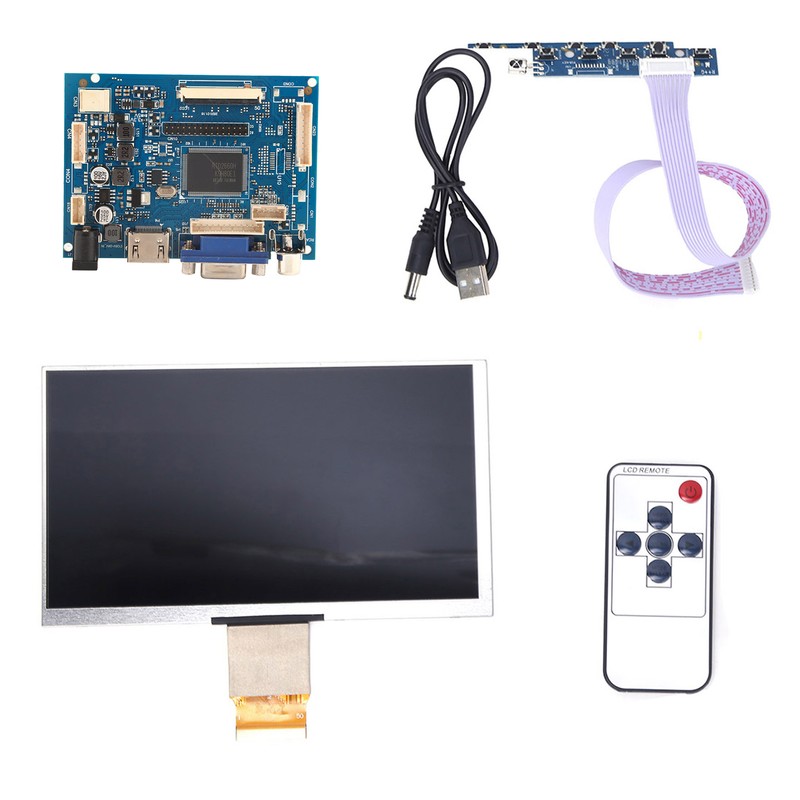 7 Inch LCD TFT Display 1024*600 HDMI VGA Monitor Screen