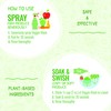 Veggie Wash Fruit & Vegetable Wash, Produce Wash and Cleaner