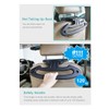 Hypersonic Car Folding Safety Handle Vehicle Headrest Clothes Hangers Black