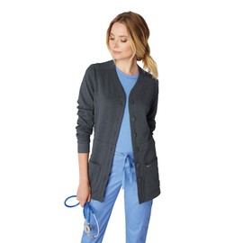 KOI 440 Women's Claire Sweater (Charcoal, Medium)